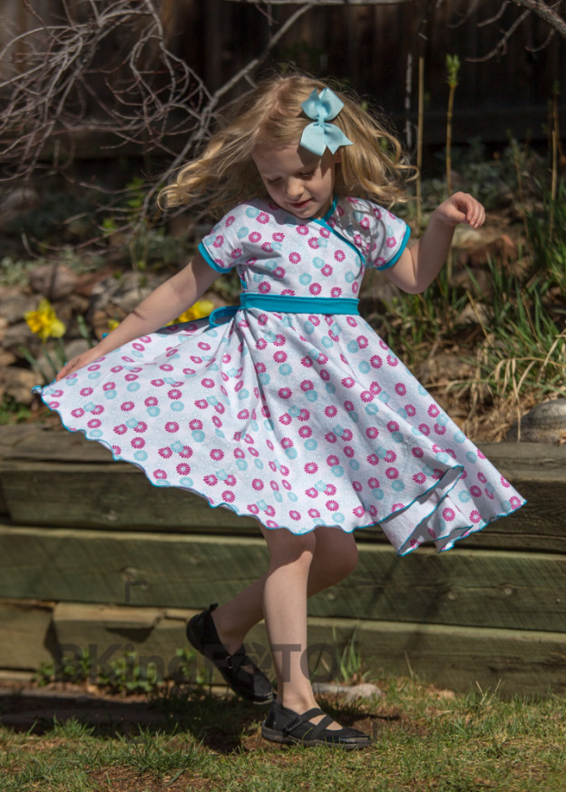 Pattern Review: A Sparkly Baby’s Easy Peasy Crossover Dress – RED DOG ...