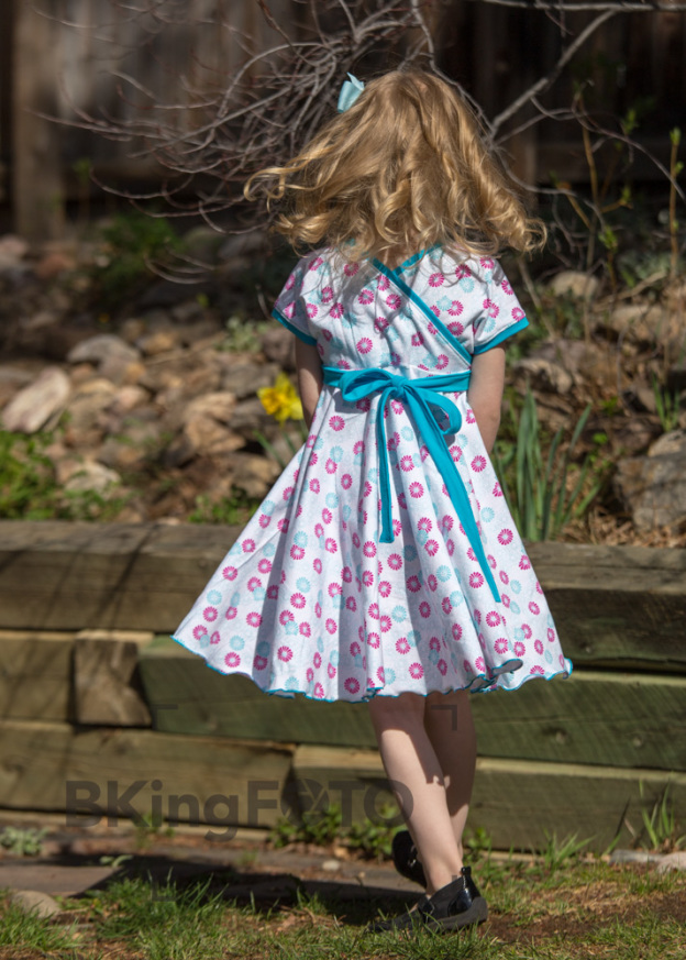 Pattern Review: A Sparkly Baby’s Easy Peasy Crossover Dress – RED DOG ...